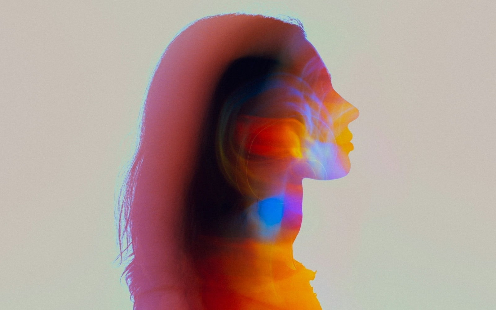 abstract image of a woman